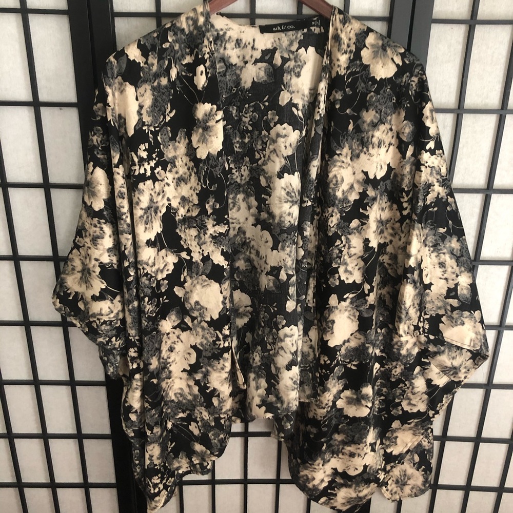 Silky Floral Kimono
